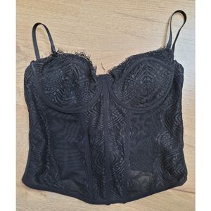 Garage black womens corset size small